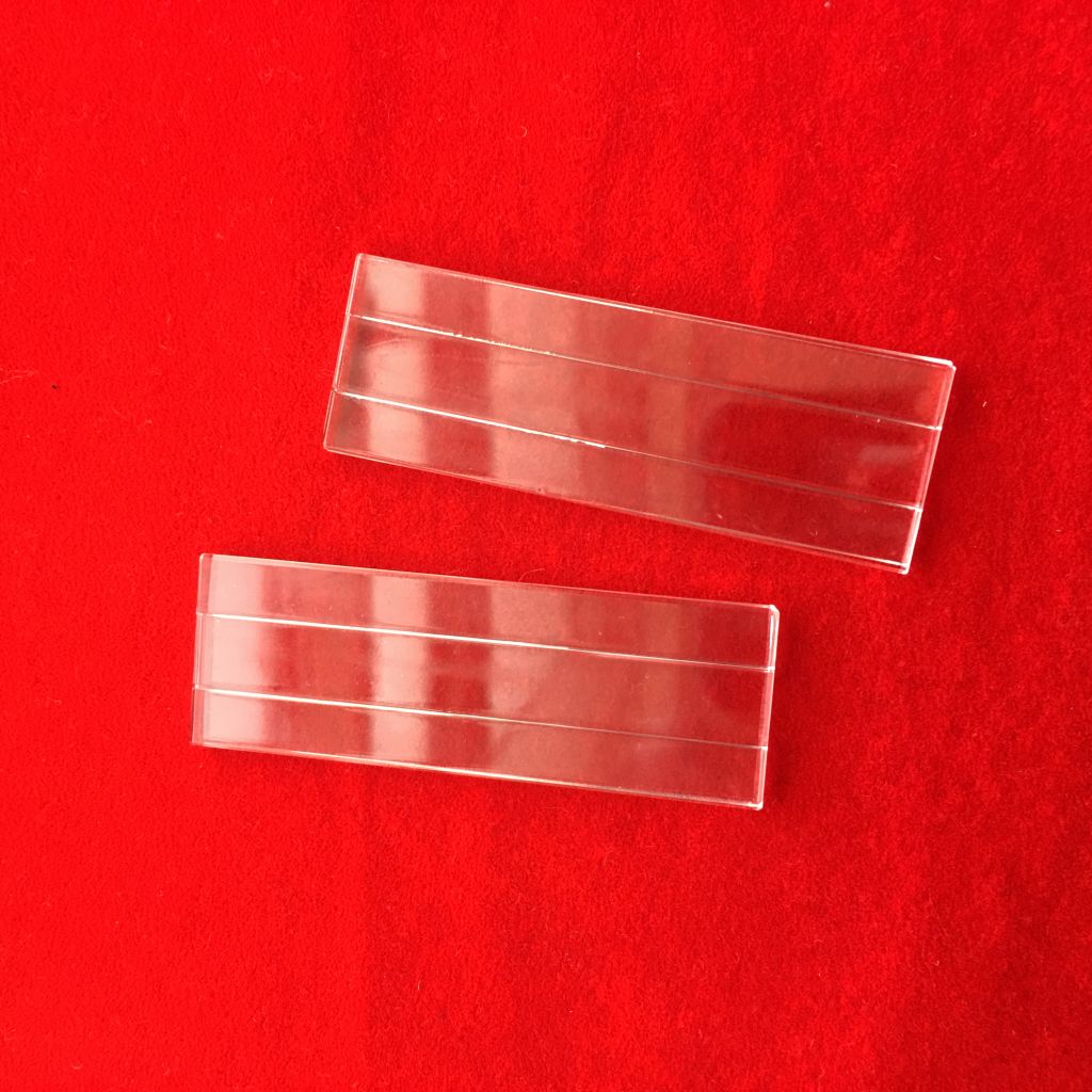 Deep processing clear quartz glass plate