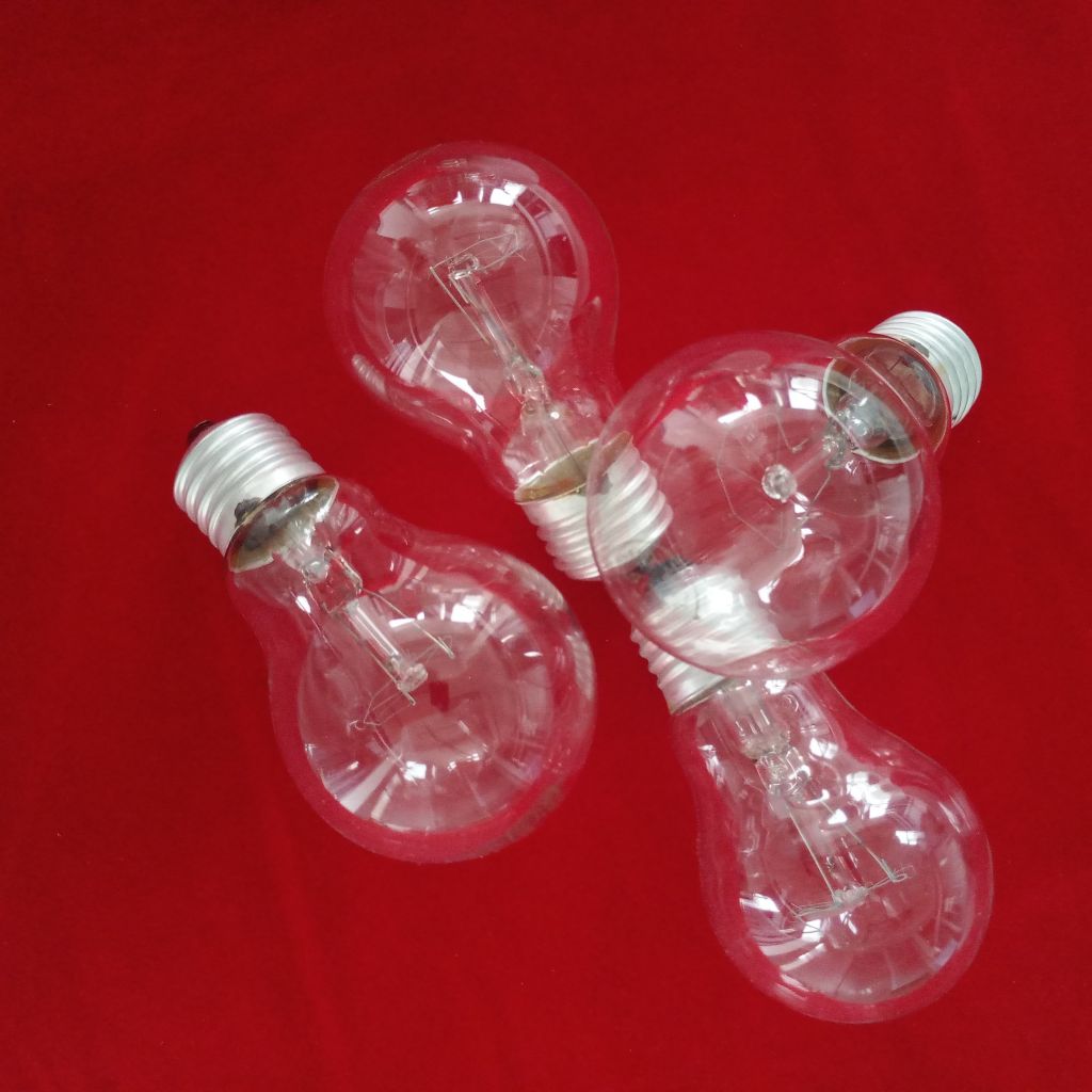 A55 E27 60w incandescent lamp filament bulbs 