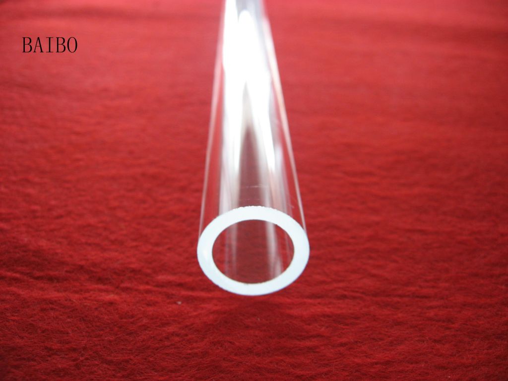 Fire polished quartz glass tube with high purity