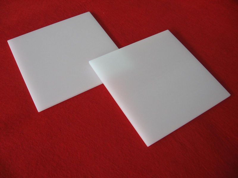 Milky white quartz glass plate in various size