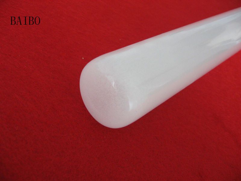 China supplier milky white quartz glass tube