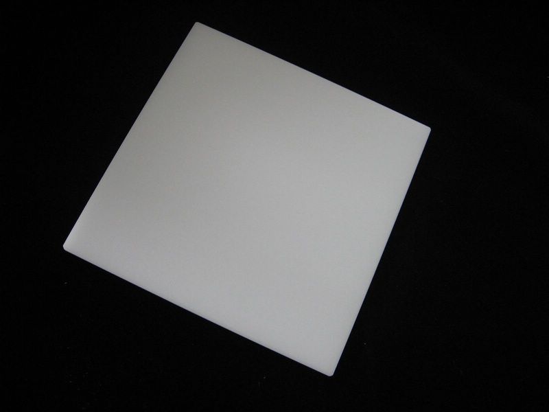 Milky white quartz glass plate in various size