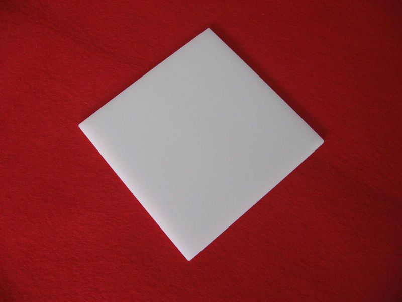 Low price milky white quartz glass plate