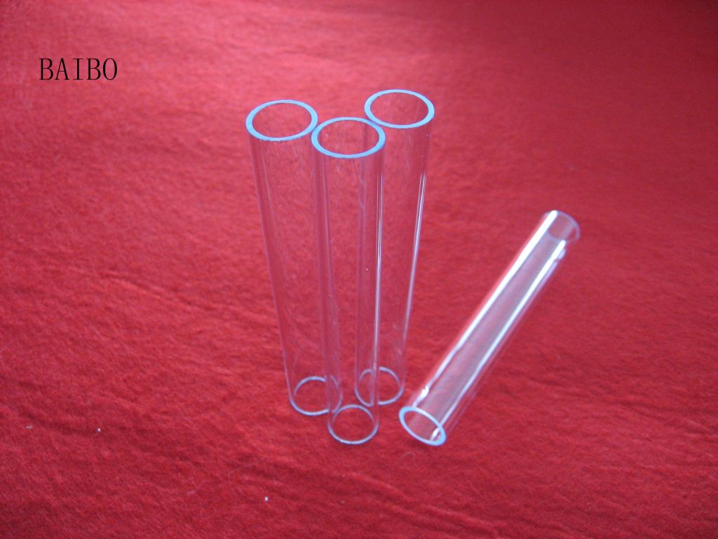 Clear UV silica quartz glass tube