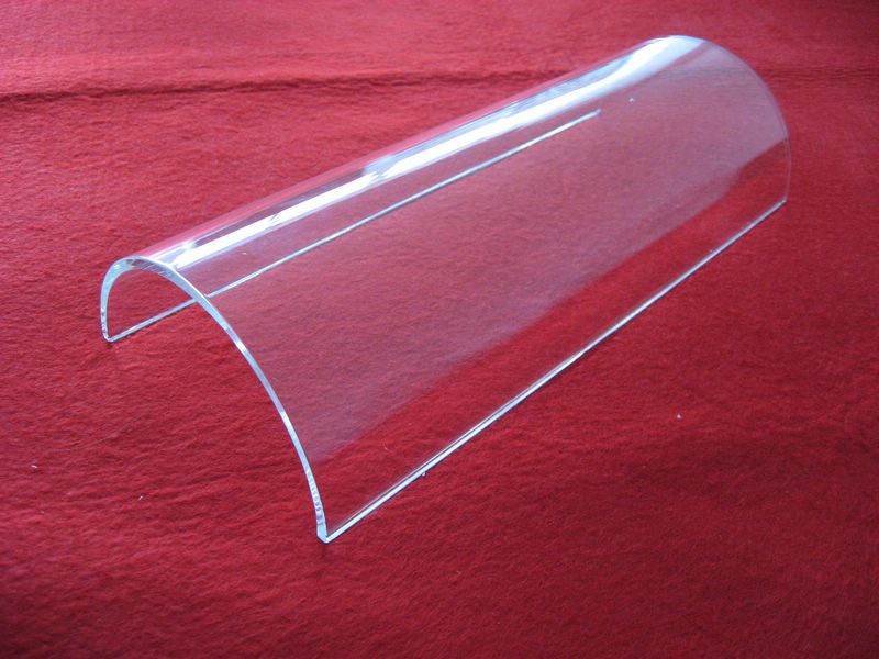 Clear arc quartz glass plate