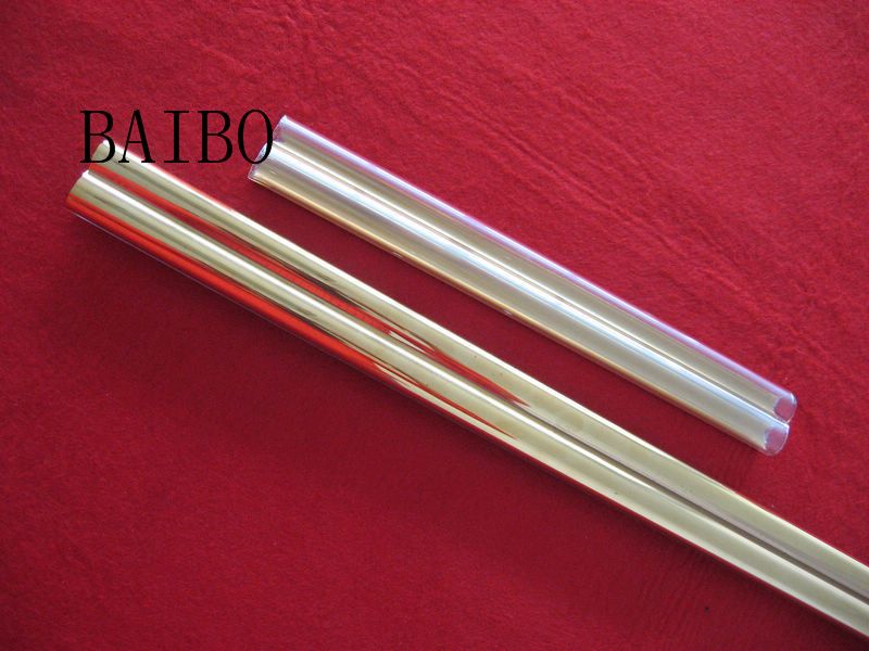 Gold coated quartz glass tube with high quality
