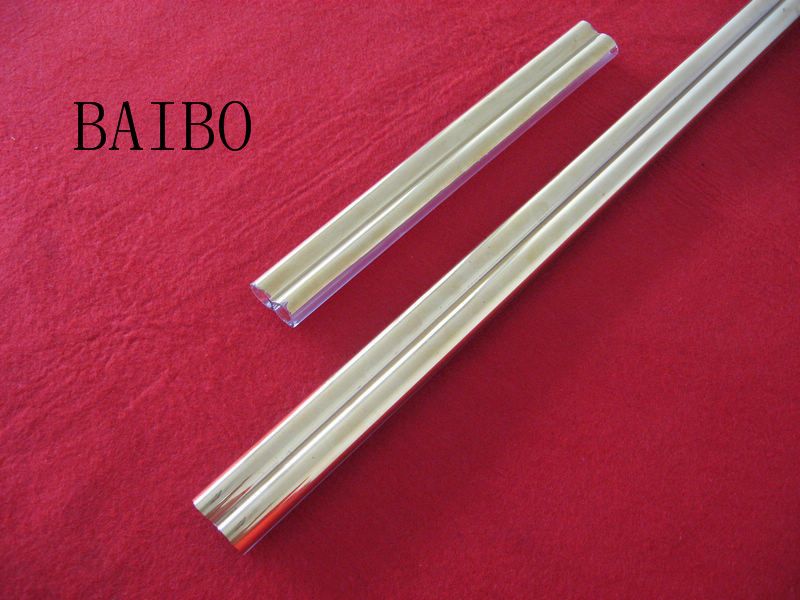 Gold coated quartz glass tube with high quality
