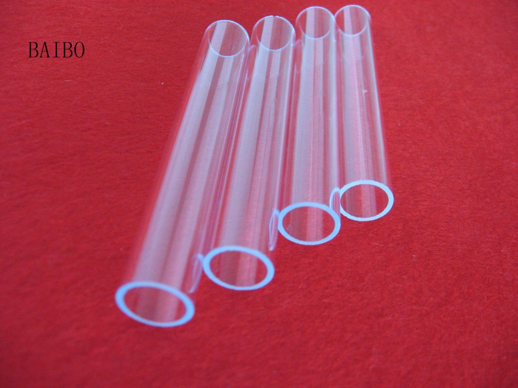 UV block silica quartz glass tube in various size