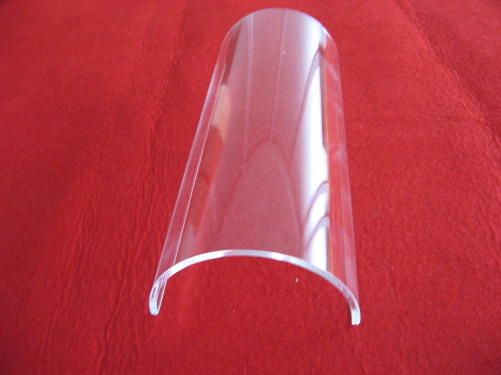 Customized arc quartz glass plate with high quality