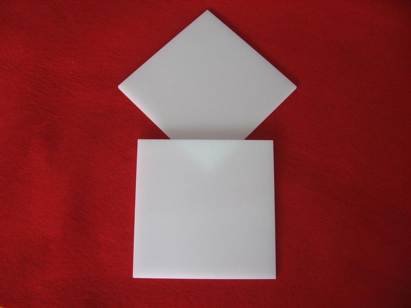 Milky white quartz glass sheet in various size