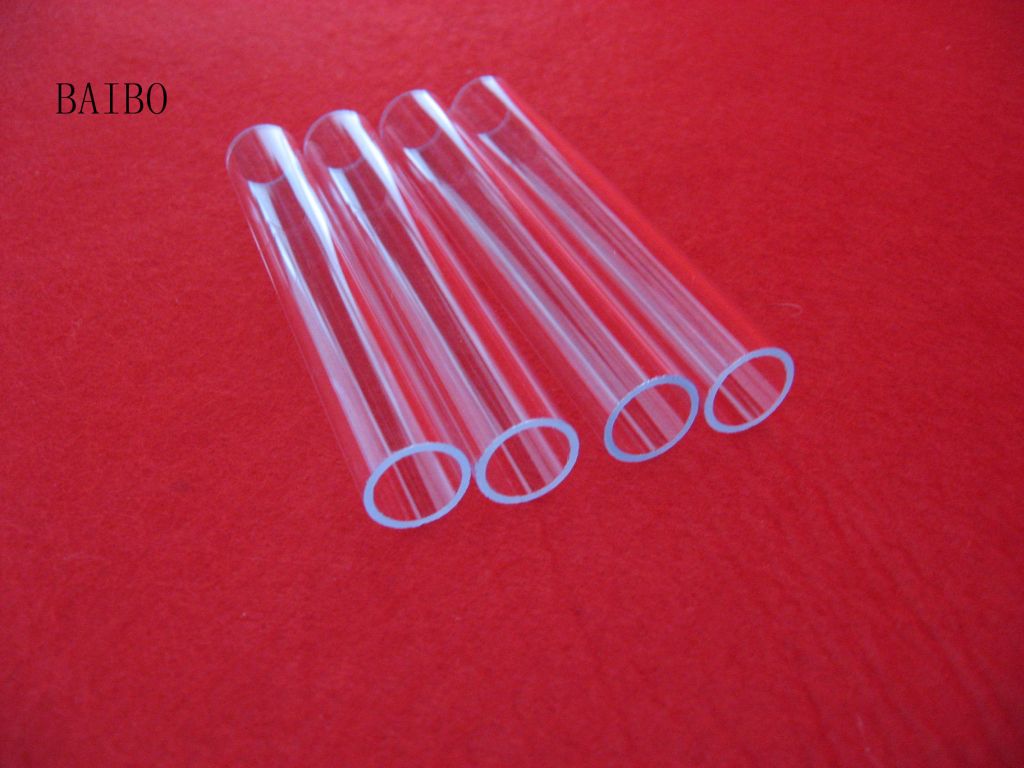 Clear UV silica quartz glass tube