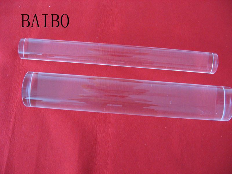 Big size clear quartz glass rod