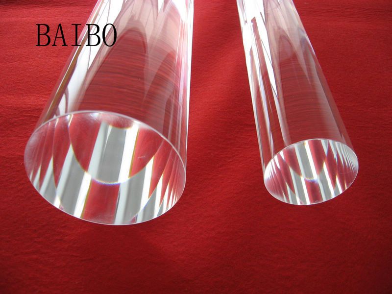 Big size clear quartz glass rod