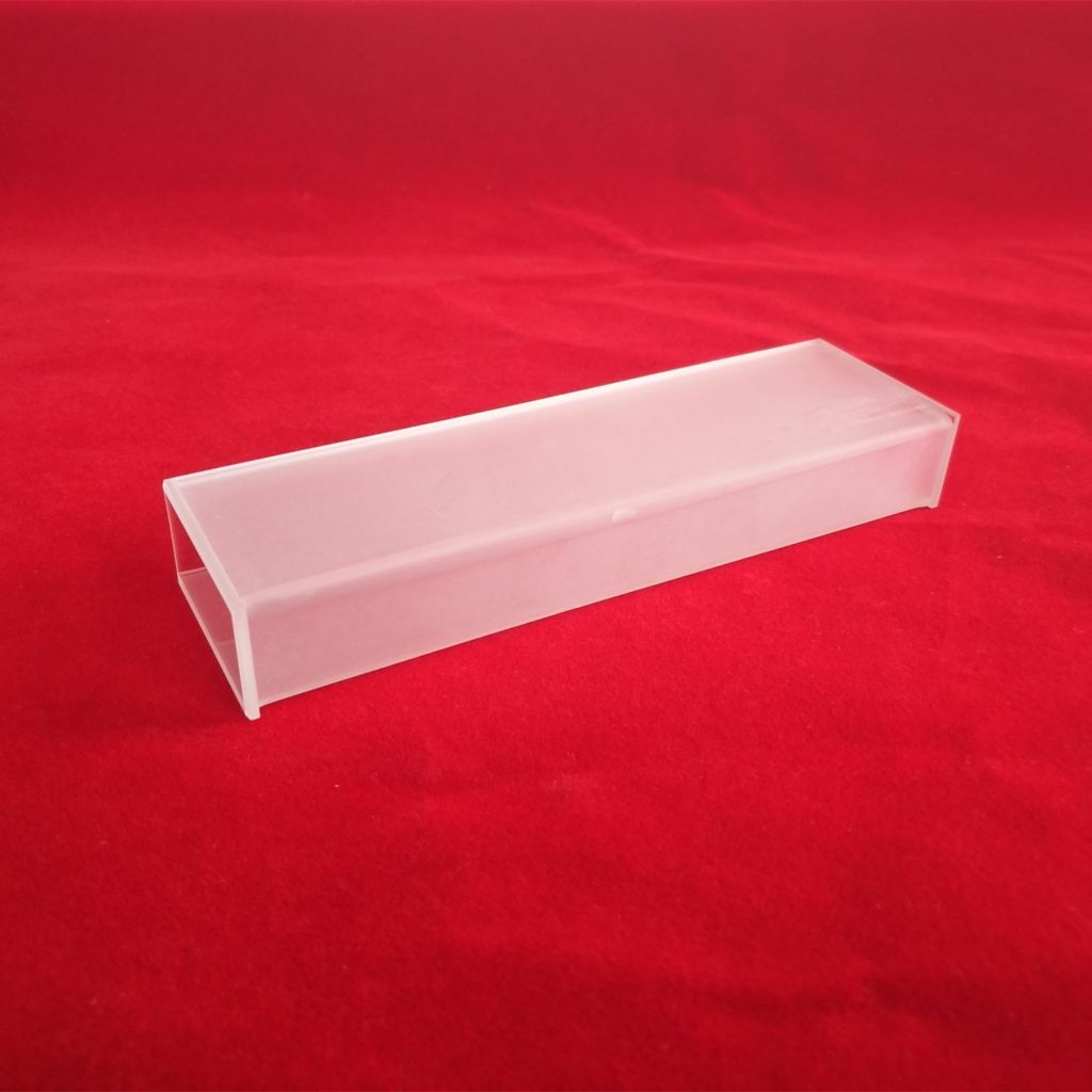 High quality glass cuvette with frosted wall