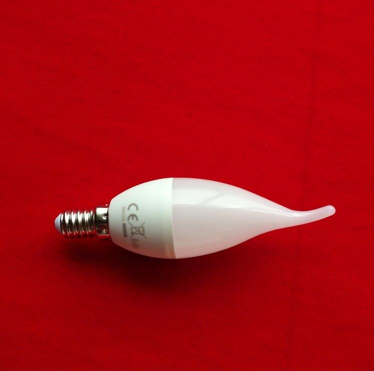 C37 E14 LED 3w bulbs lamps LED Candles Tail shape light bulb lamps