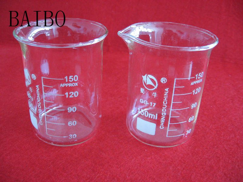 250ml borosilicate glass beaker with high quality