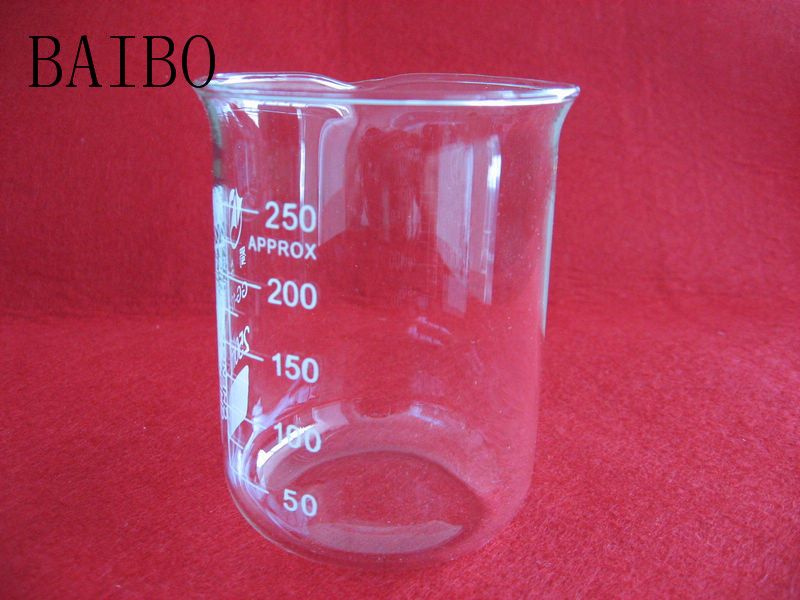 Wholesale 250ml borosilicate glass beaker