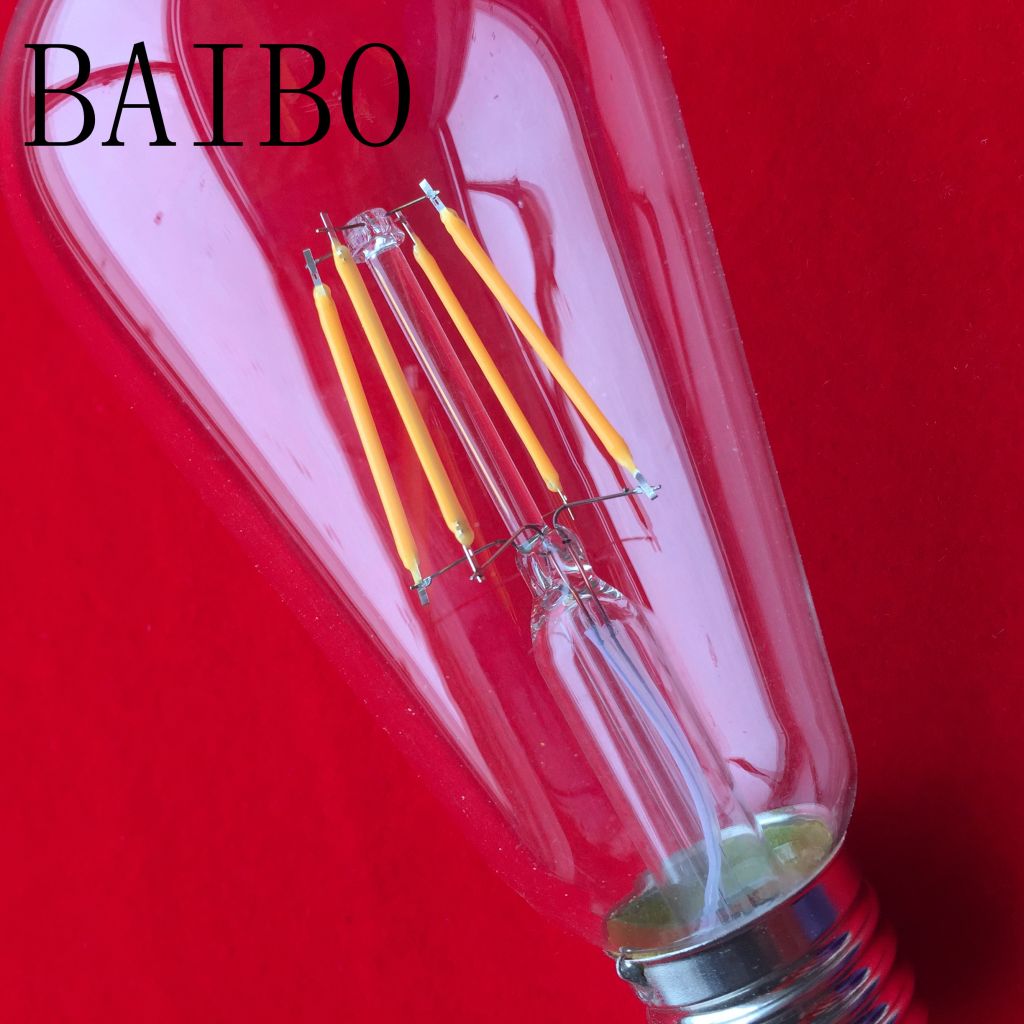 Hot sell E27 B22 4W 6W 8W LED filament light