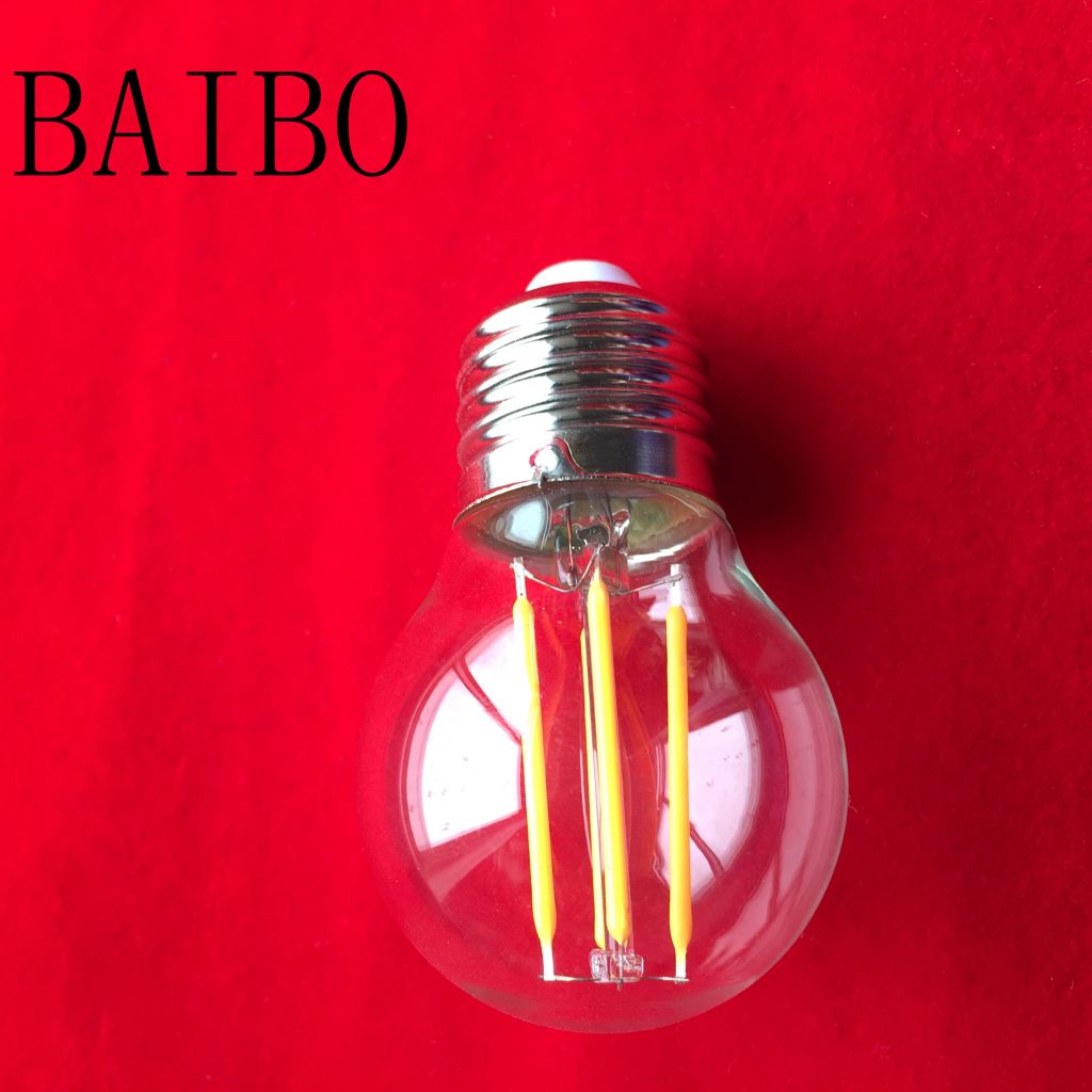 High quality E27 B22 G45 LED filament light bulb