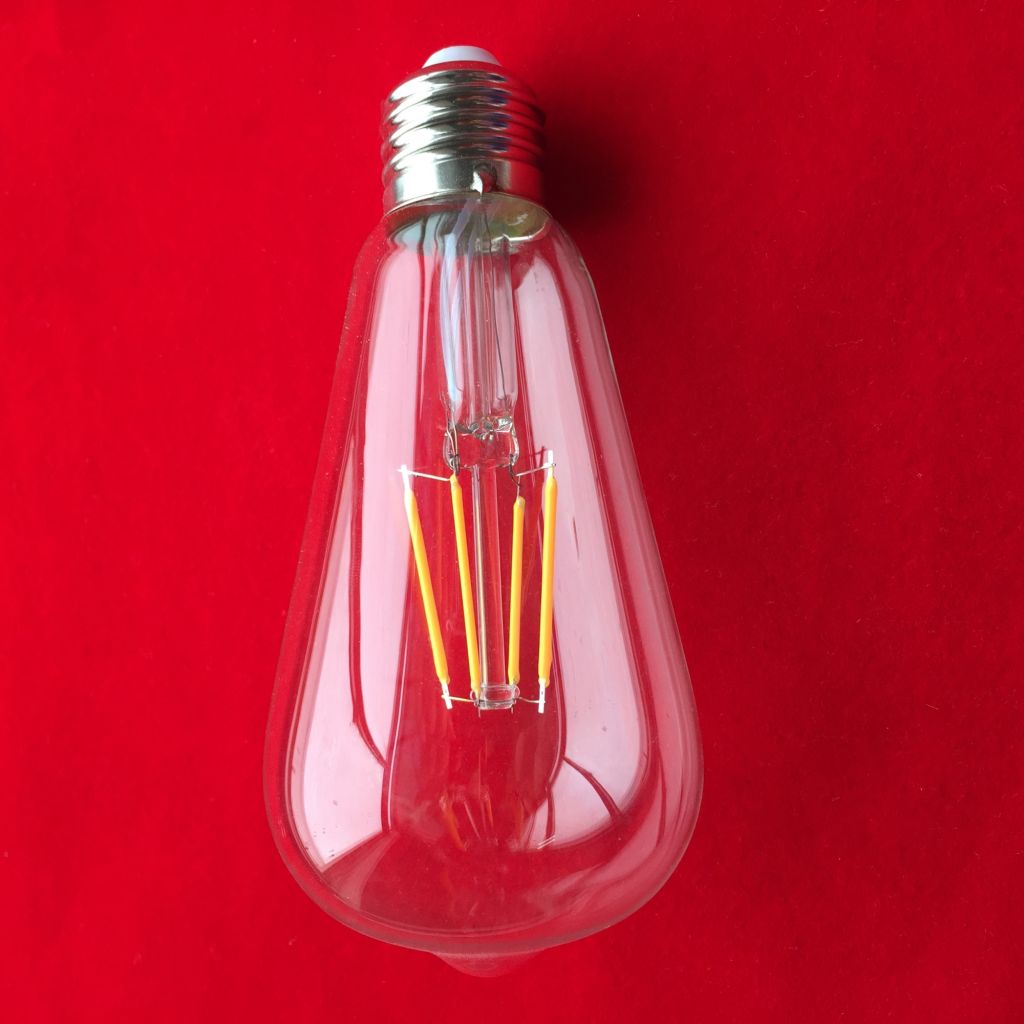 High quality E27 B22 4W 6W 8W LED filament light