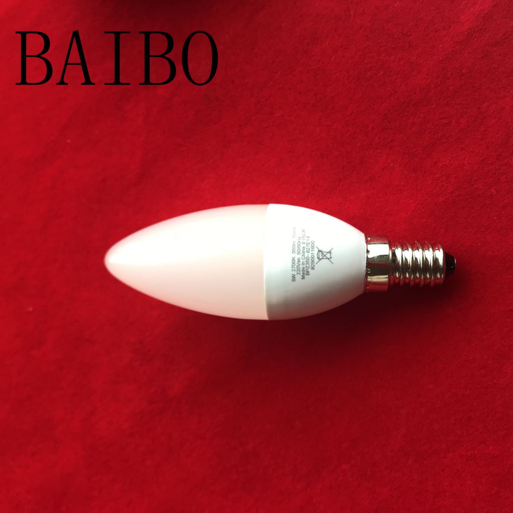 China supplier C37 E14 E27 led light bulb