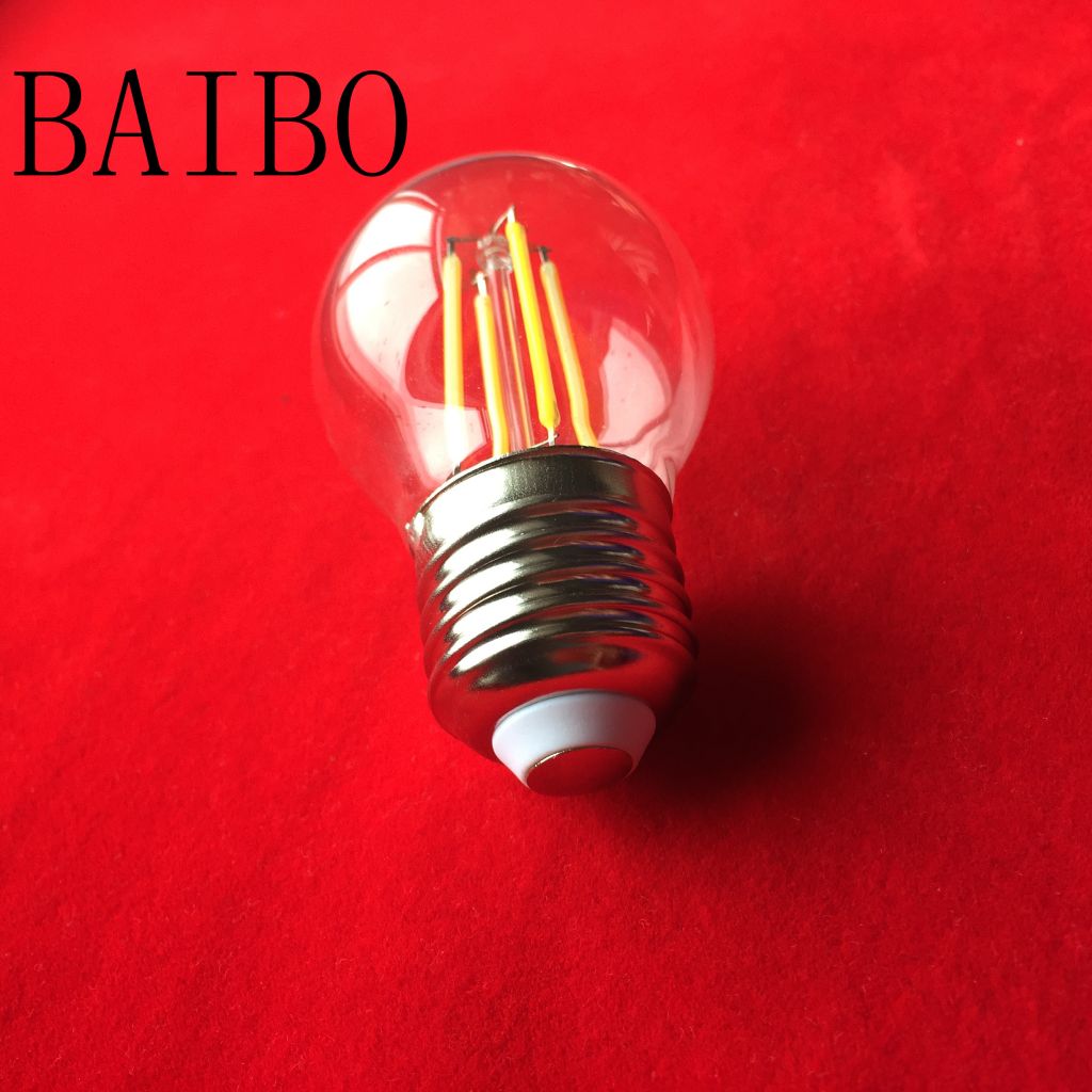E27 B22 G45 LED filament light bulb