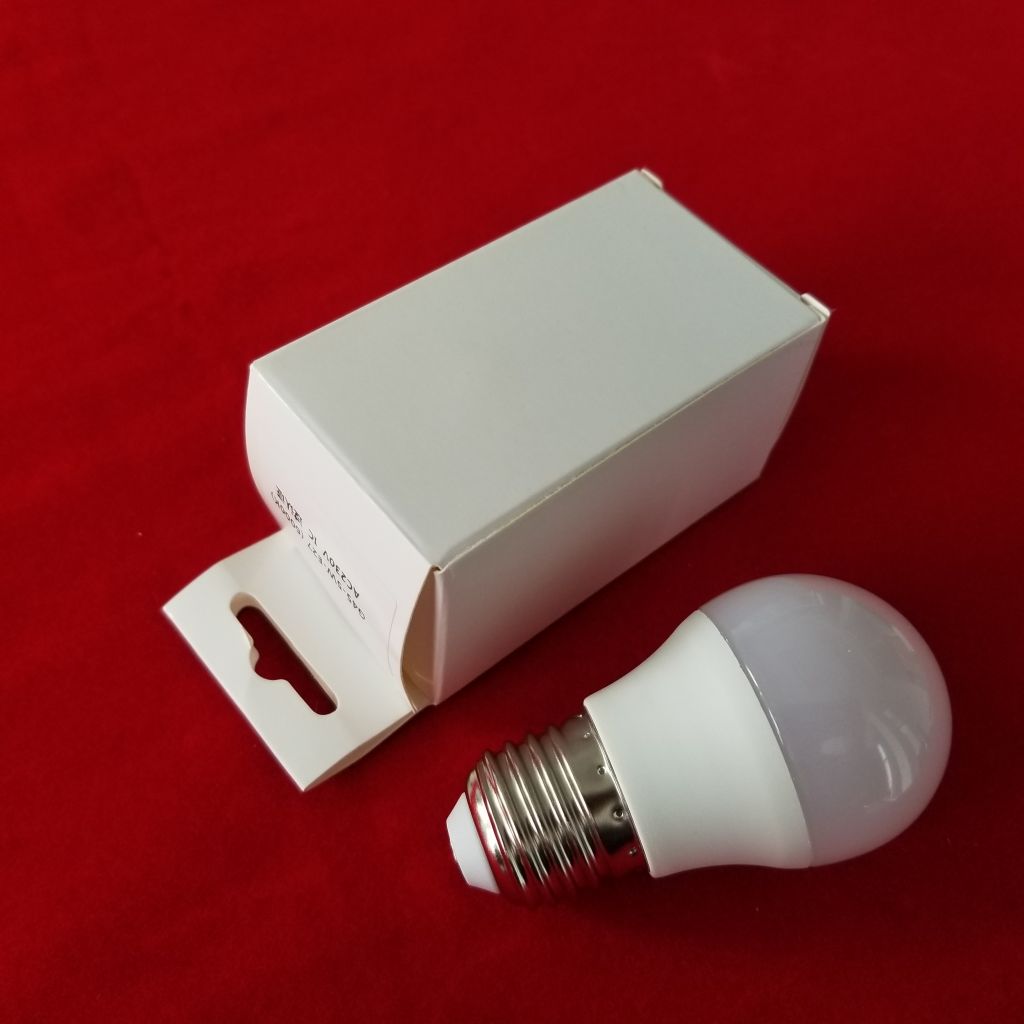 G45-5W-E27 175-265V LED plastic light bulb