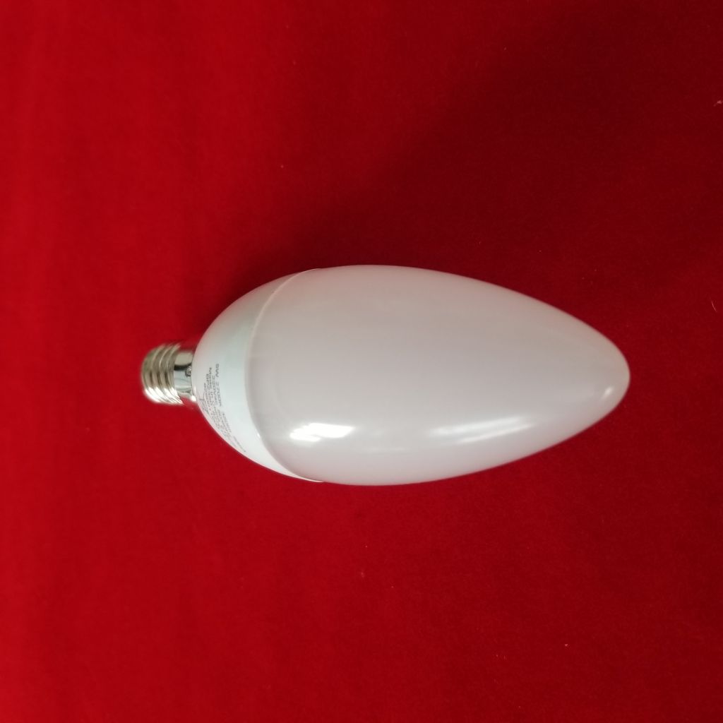 C37-6W RC 220-240V E14 LED plastic light bulb