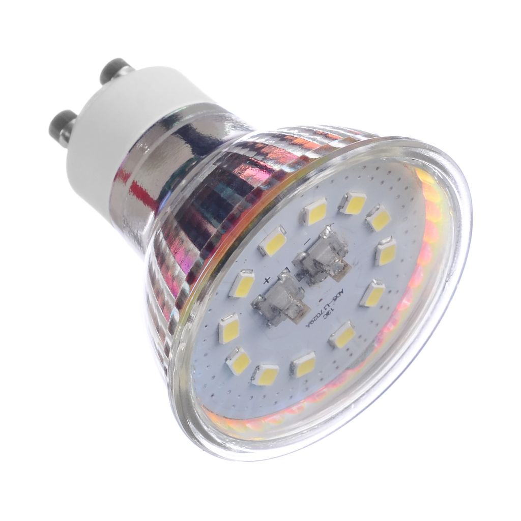 GU10-5W RC 220-240V glass lamp cup LED light bulb