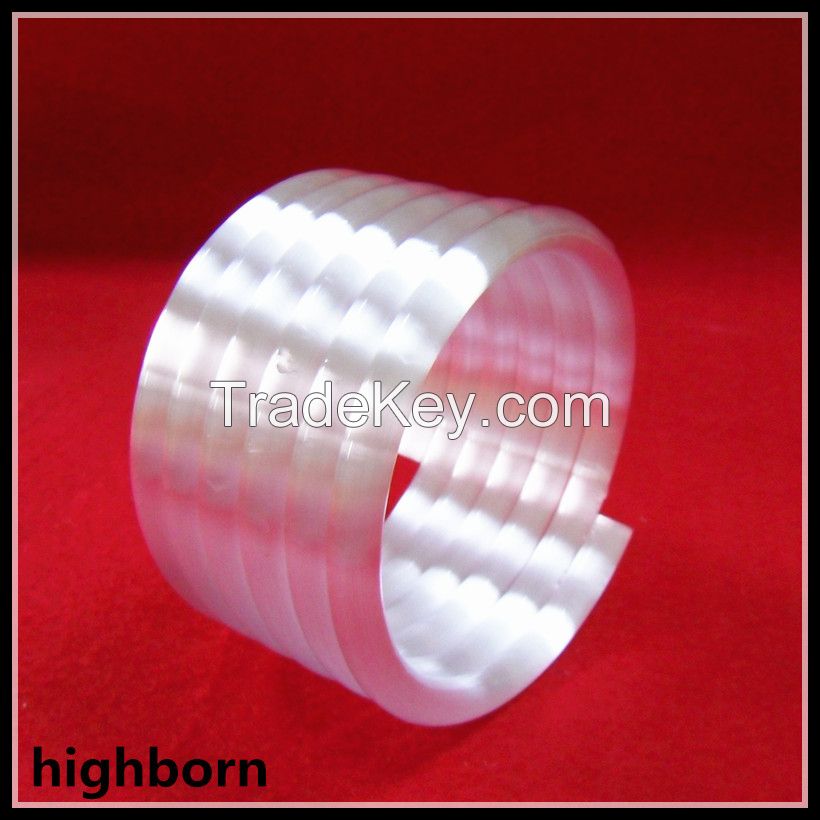 translucent quartz glass helical tube