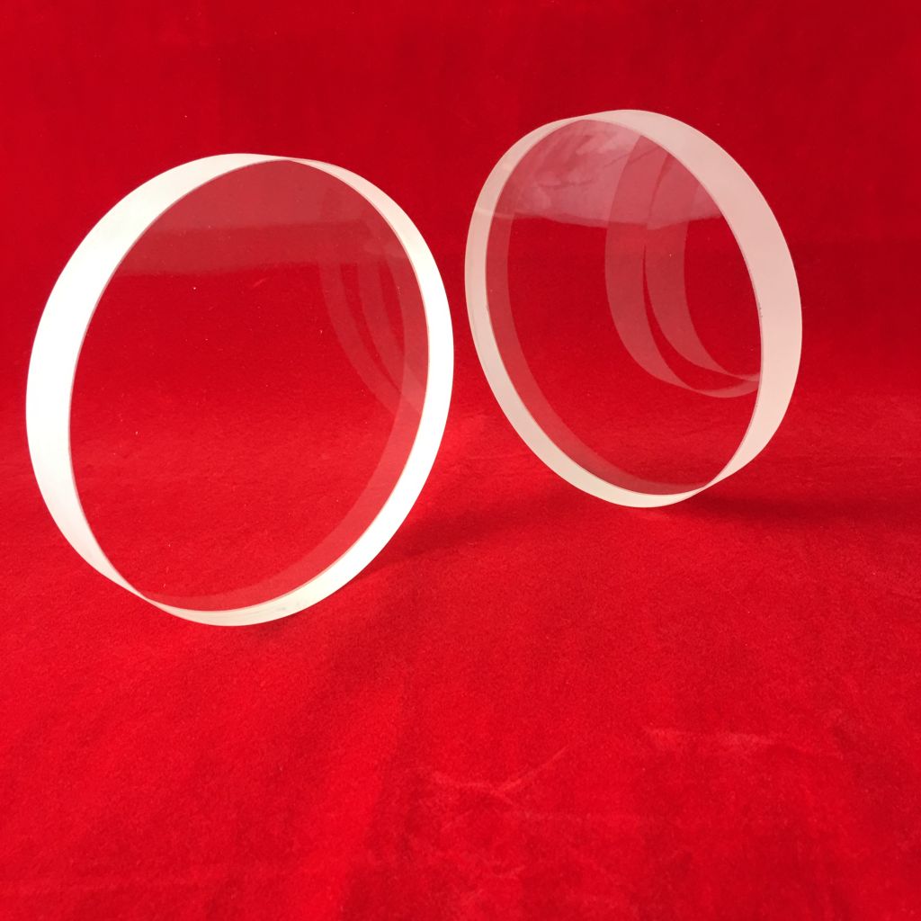 JGS2 optical quartz glass disc