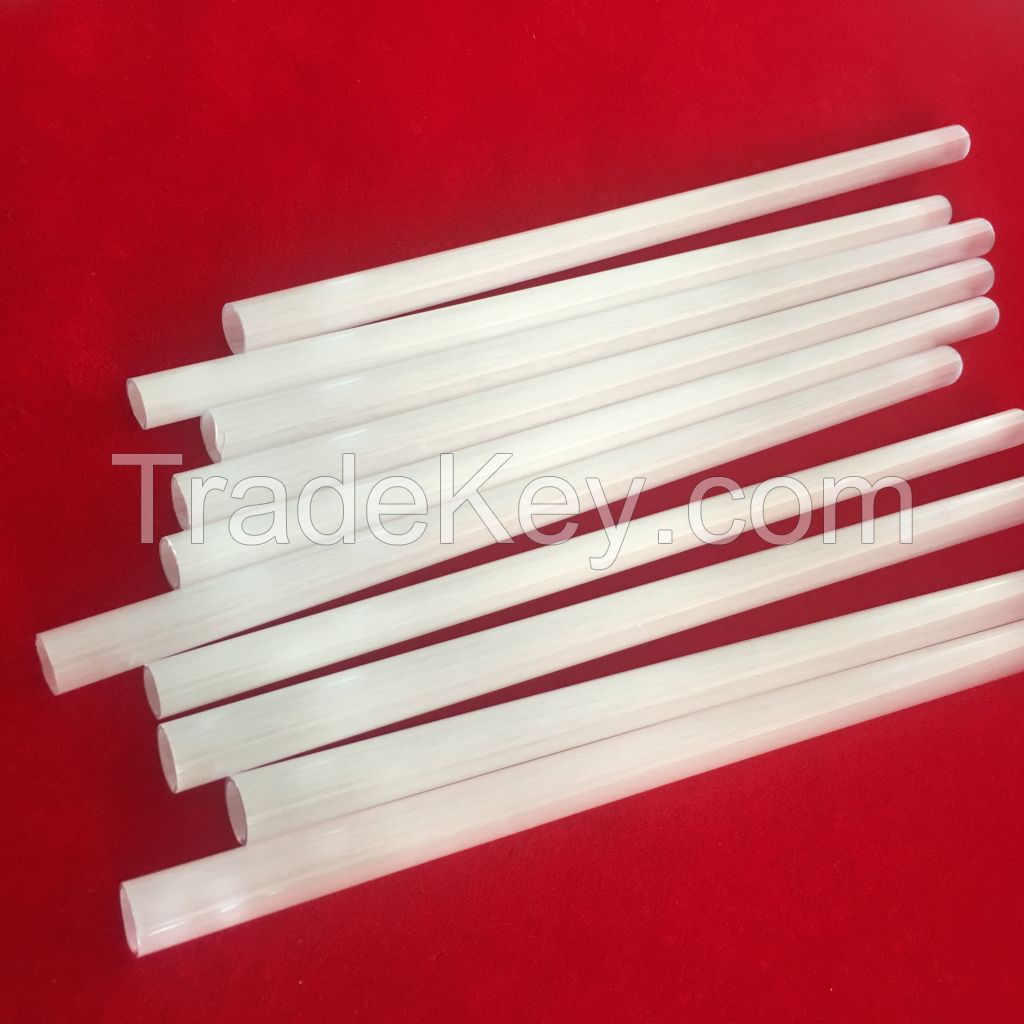 3500mm length custom size milky white quartz glass tube supplier