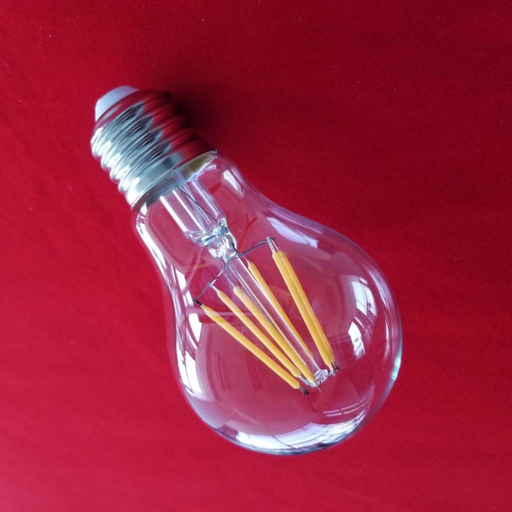 4W 6W 8W E27 220V dimmable led filament bulb