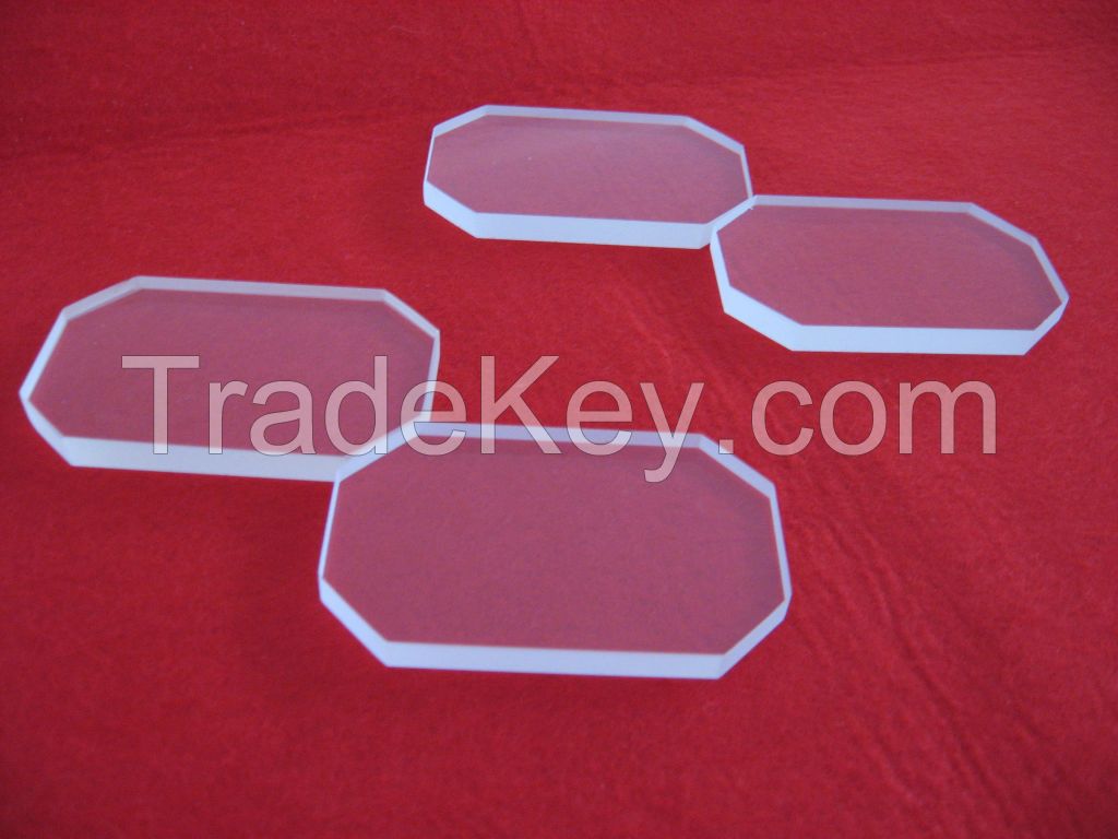 clear custom size clear fused silica glass sheet for 3D printer