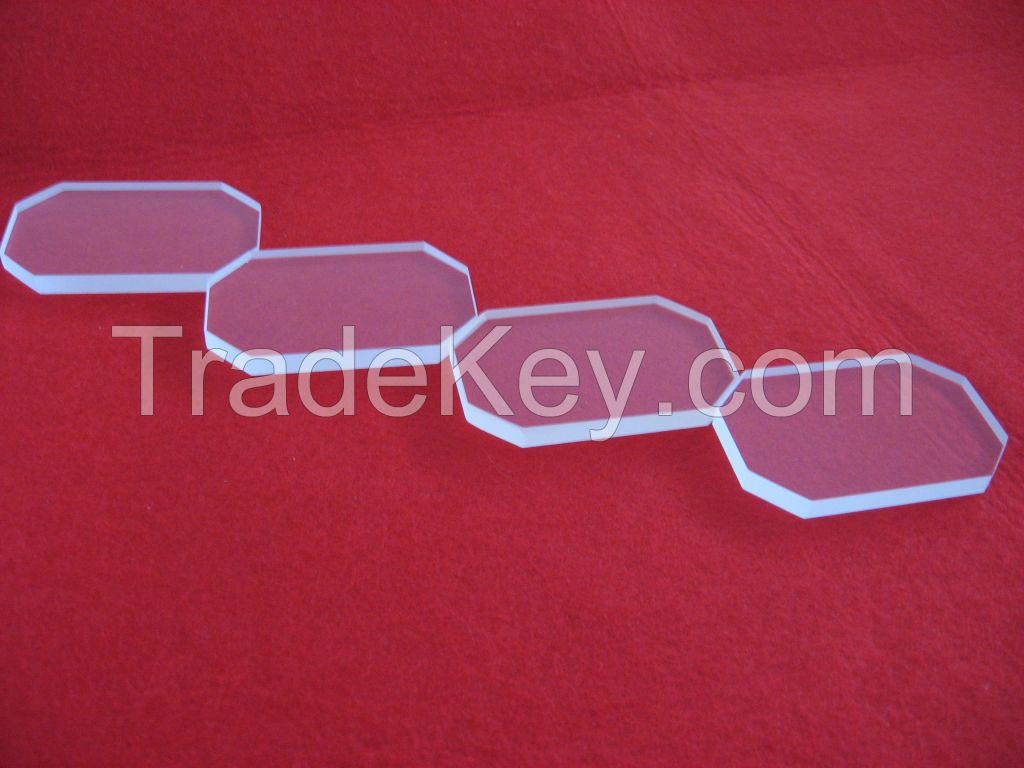 clear custom size clear fused silica glass sheet for 3D printer