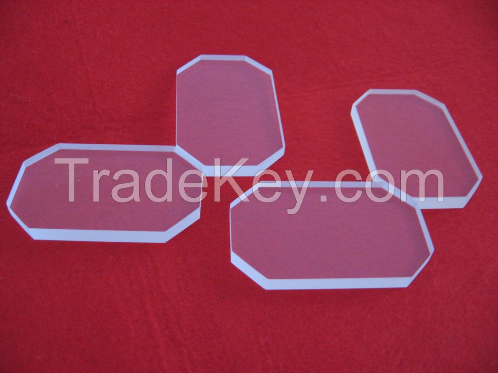 clear custom size clear fused silica glass sheet for 3D printer