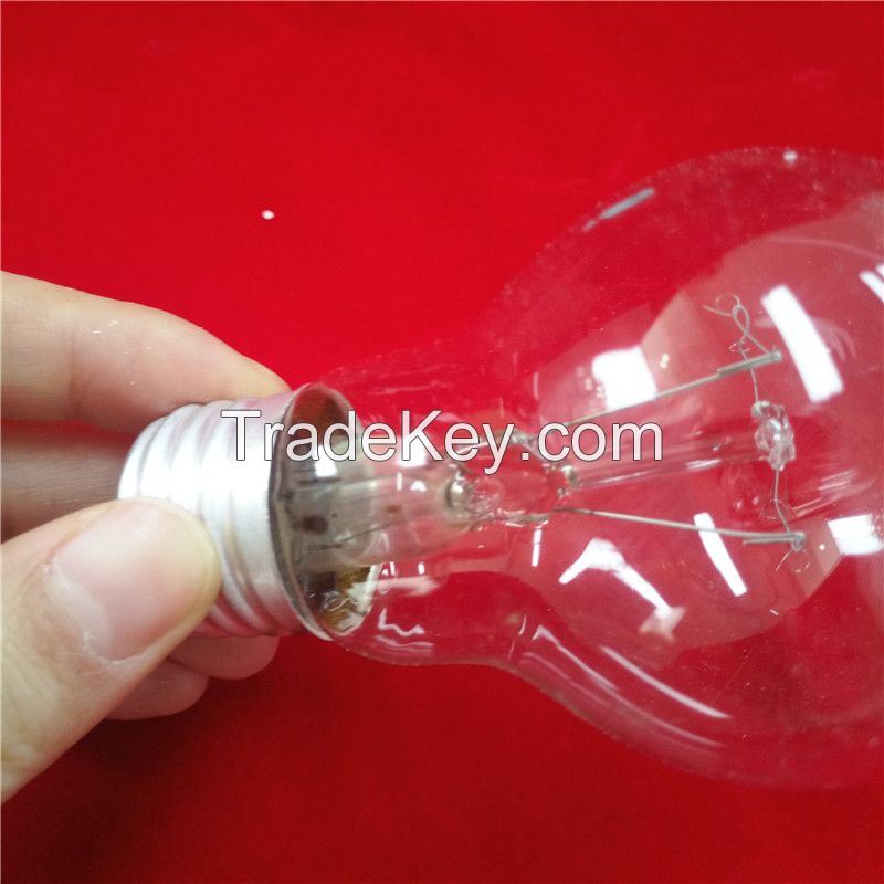 clear shell 100w incandescent lamp filament bulbs
