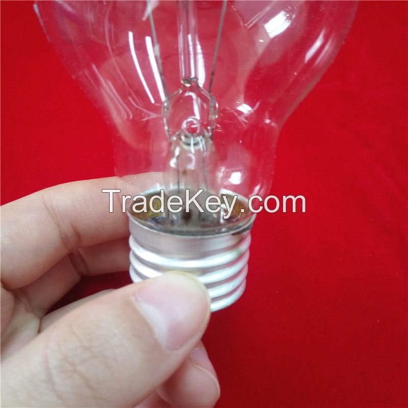 clear shell 100w incandescent lamp bulbs 220v
