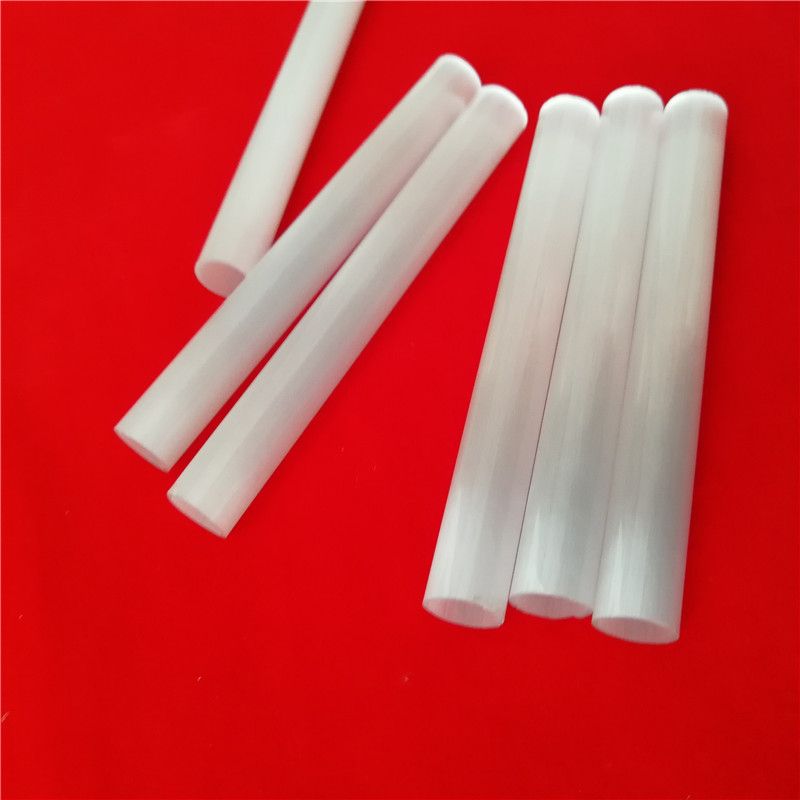 top quality high temperature resistance opaque quartz glass tube milky white tubing