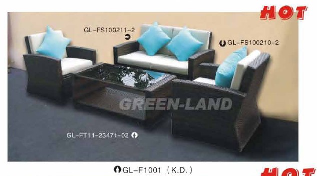 synthetic/plastic/pe rattan furniture sofa se