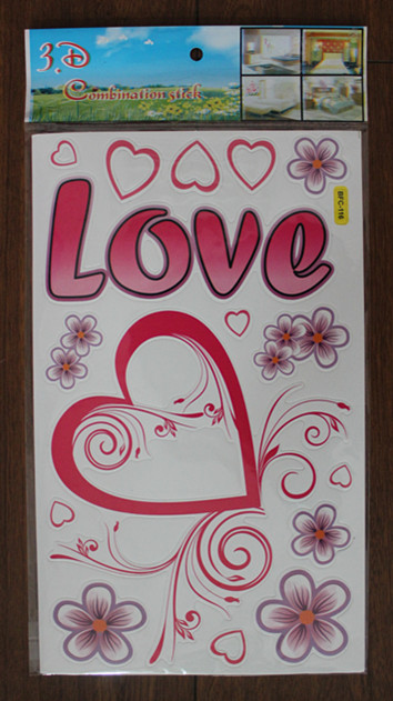 valentine wall sticker