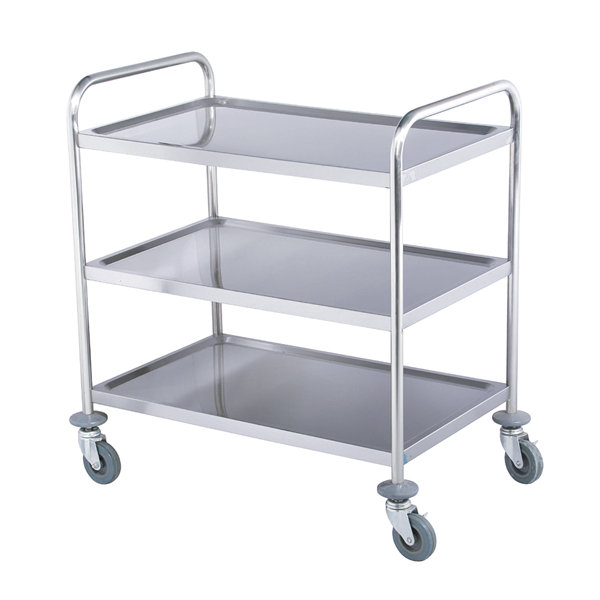 3-layer Stainless Steel Trolley