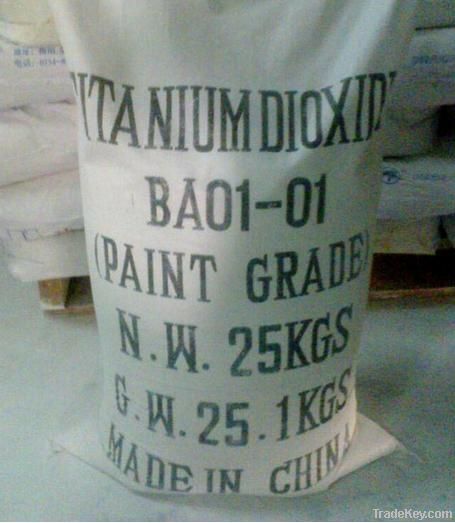 Buy Wholesale China High Quality Tio2 Titanium Dioxide Powder Ba01