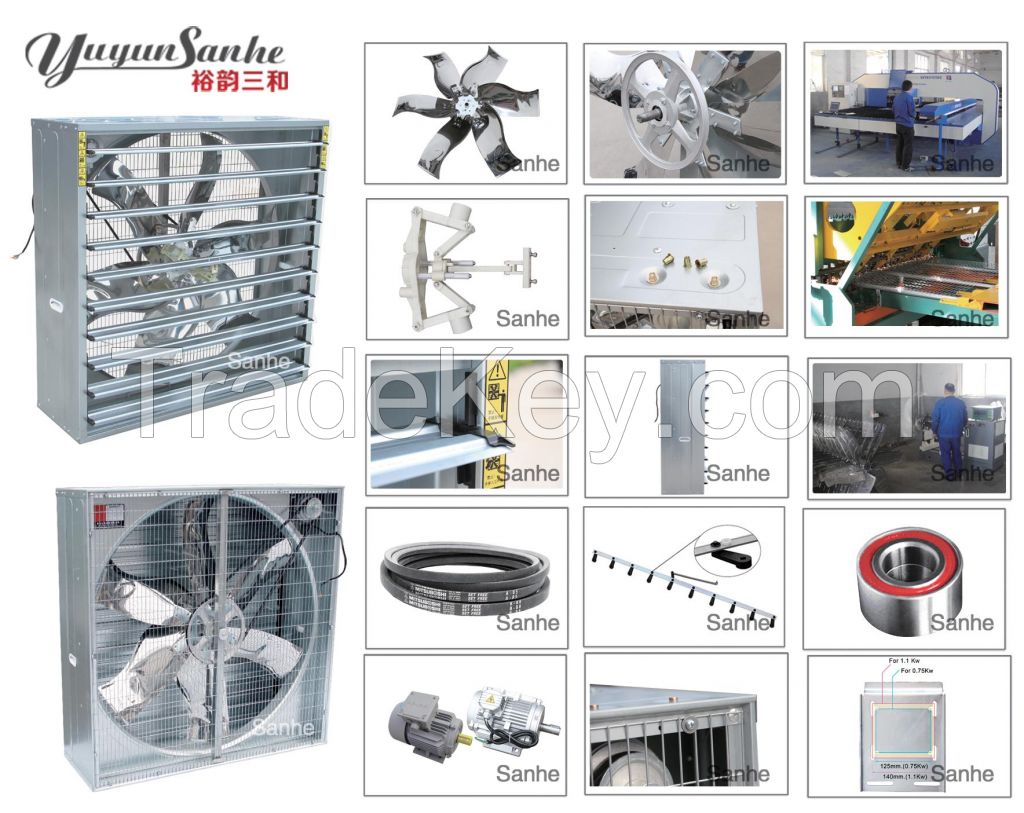 Centrifugal DJF Series Push-pull Type Exhaust Fan 