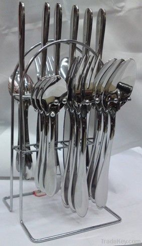 24 pcs stainless steel cutlery  set