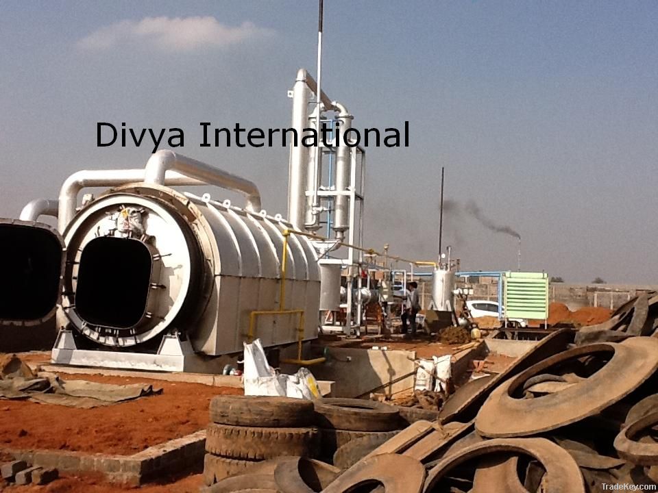 waste tyre pyrolsis plant equipment