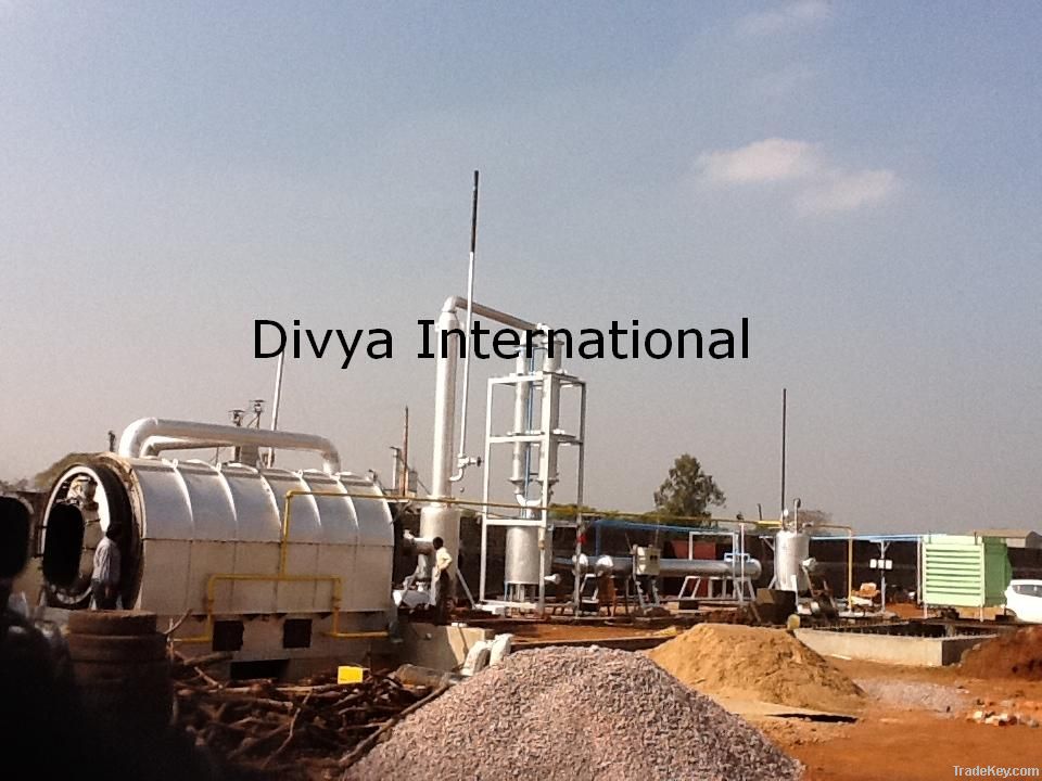 waste tyre oil plant