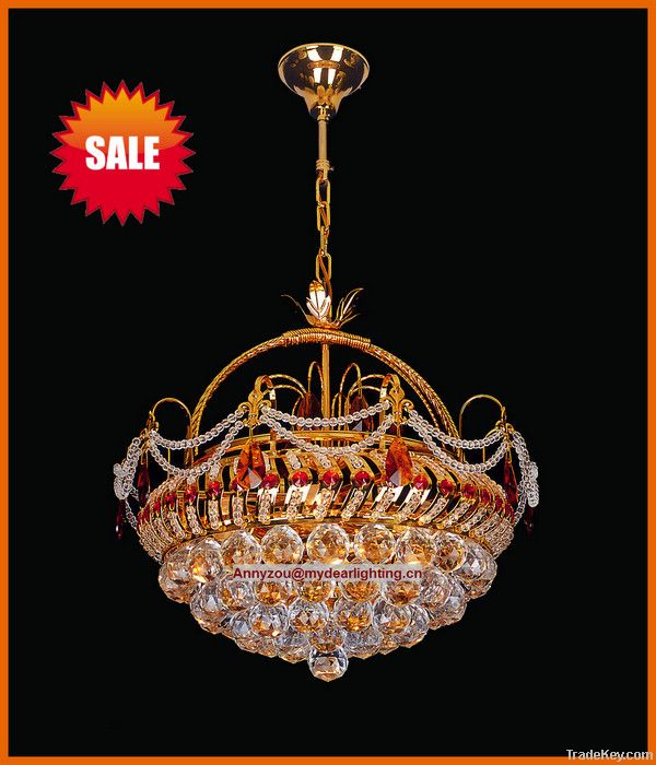2011 Hot Sale Gold Crystal Pendant Lamp