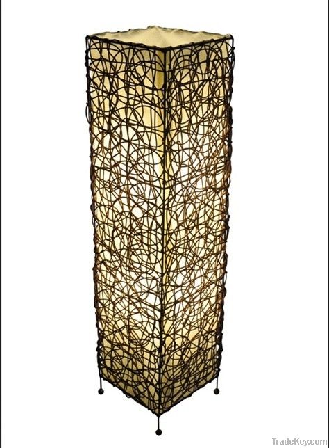 Rattan Floor Lamp