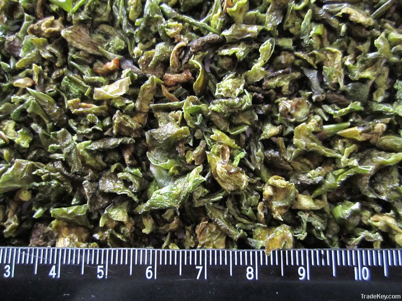 Dried Vegetables Green Bell Pepper